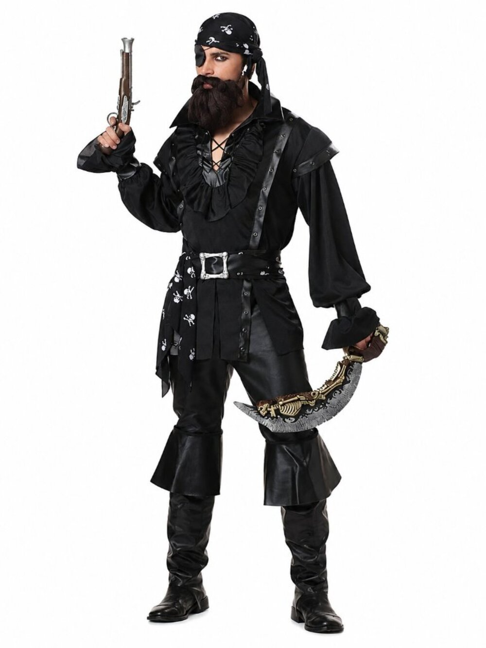 HALLOWEEN PIRATE PLUNDERING COSTUME CALIFORNIA COSTUME ADULT SIZE M
